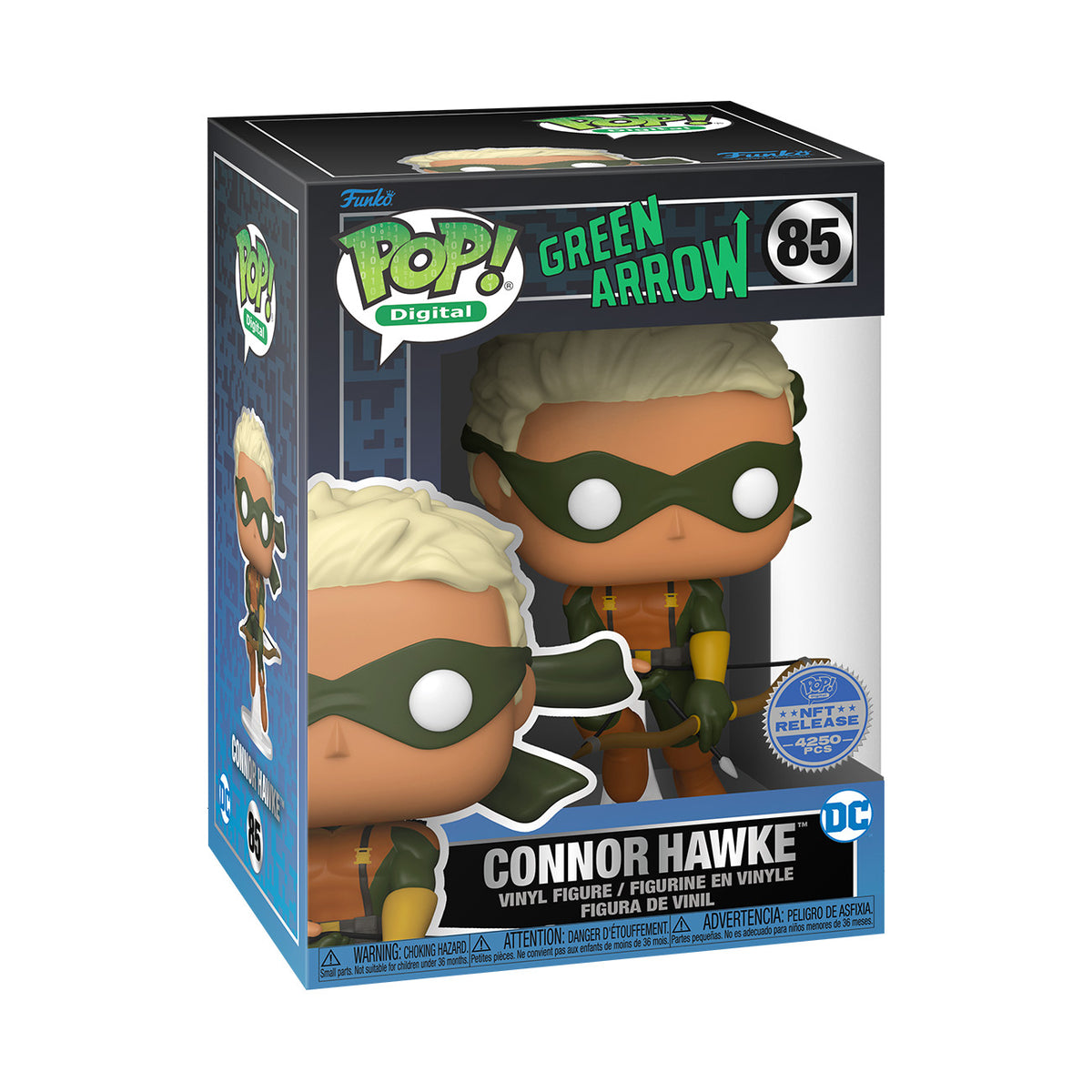 Funko Pop Digital Green Arrow Connor Hawke NFT Release 4250 PCS number 85 boxed