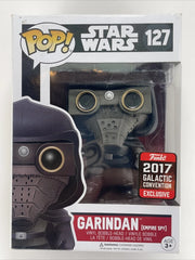 Funko Pop Star Wars Garindan 2017 Galactic Convention number 127