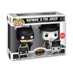 Funko Pop! Batman (1989): Batman & The Joker (GameStop Exclusive) 2-Pack in retail box
