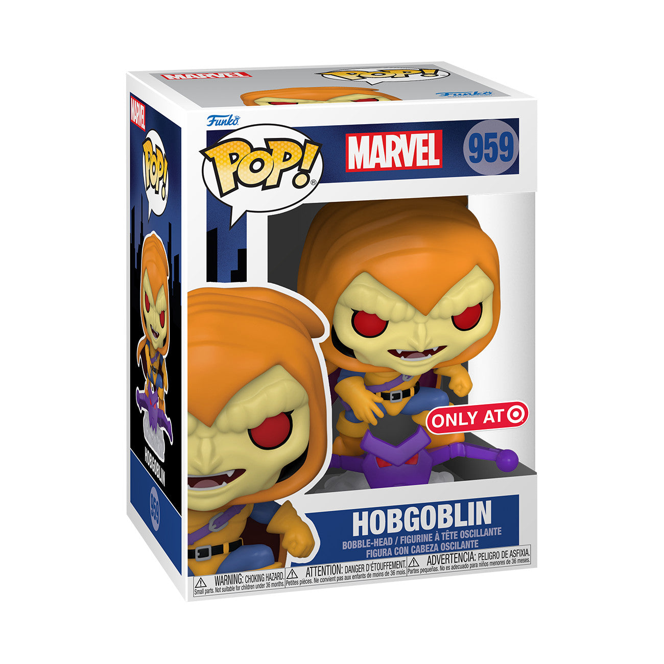 Funko Pop Marvel Hobgoblin Target Exclusive number 959 boxed figure