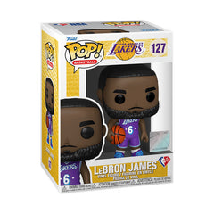 Funko Pop! NBA Los Angeles Lakers: LeBron James #127 with retail box