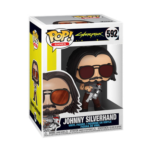Funko Pop! Cyberpunk 2077: Johnny Silverhand with Gun #592