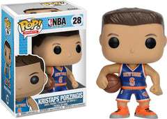 Funko Pop! NBA: Kristaps Porzingis #28 (minor screen damage)