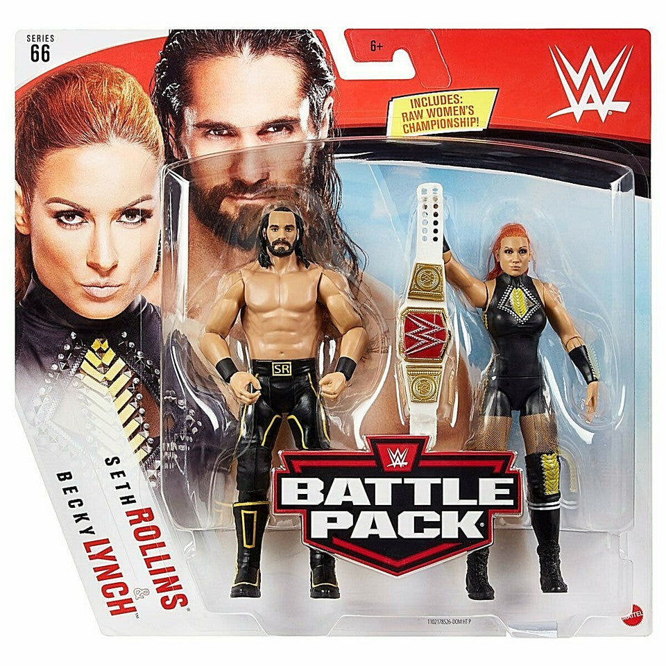 Mattel: WWE Battle Pack - Seth Rollins & Becky Lynch Action Figure