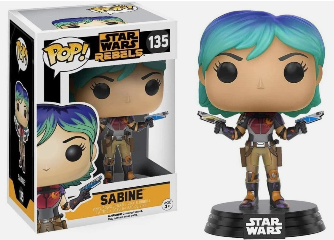 POP! Star Wars Rebels:Sabine Vinyl Figure #135