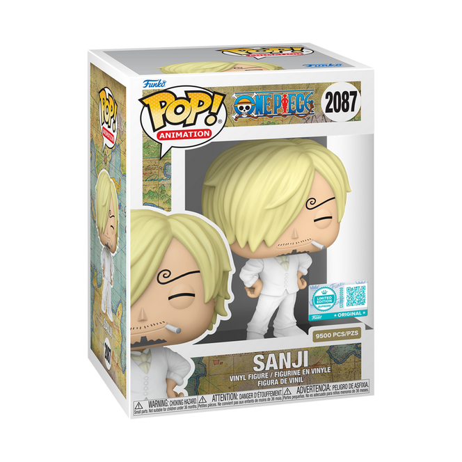 Funko Pop! One Piece: Sanji (9500 Pcs) #2087 [Hard Stack Protector Included]