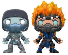 Funko POP! Games: Scorpion & Sub-Zero 2 Pack Gamestop Exclusive