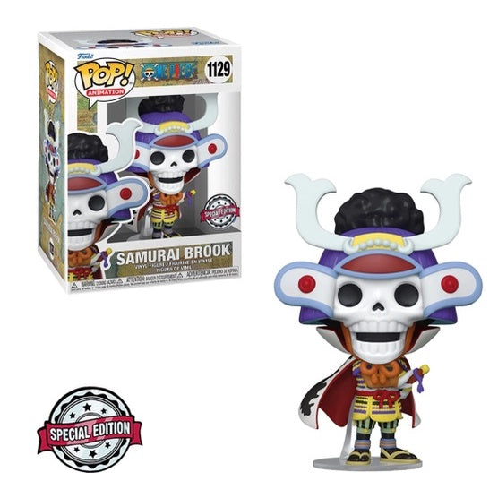 Funko Pop One Piece Samurai Brook Special Edition number 1129 boxed figure