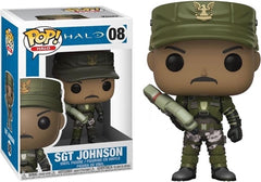 Funko Pop! Halo: Sgt Johnson #08