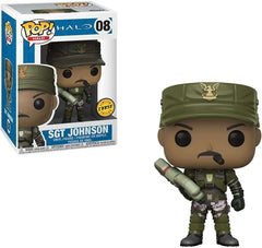Funko Pop! Halo: Sgt Johnson (Chase) #08