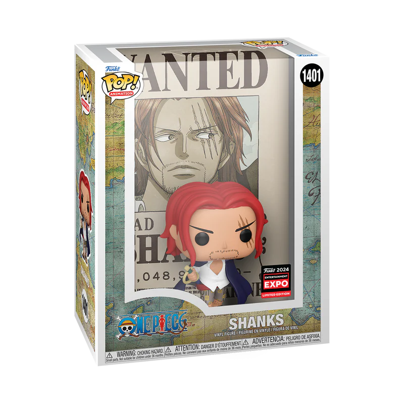 Funko Pop! One Piece: Shanks (2024 Entertainment Expo) #1401 (minor box damage)