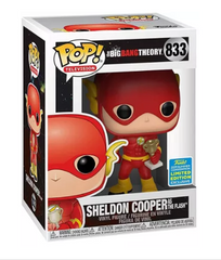Funko Pop!  The Big Bang Theory  #833 Sheldon Cooper As Flash 2019 Summer Con Exc
