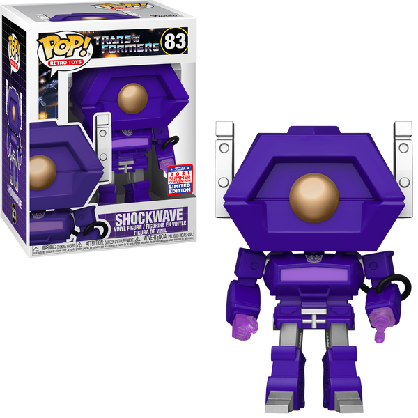 Funko Pop! Transformers: Shockwave (2021 Summer Convention) #83 boxed figure