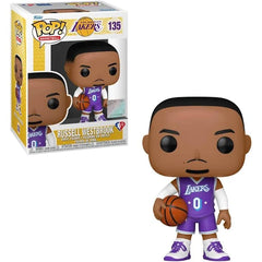 Funko Pop! NBA Los Angeles Lakers: Russell Westbrook #135 with retail box