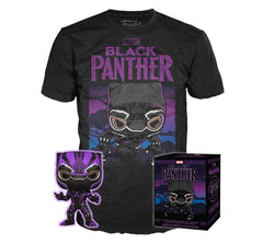Funko Tees Size S - Black Panther (Glows) [Target Exclusive] #273