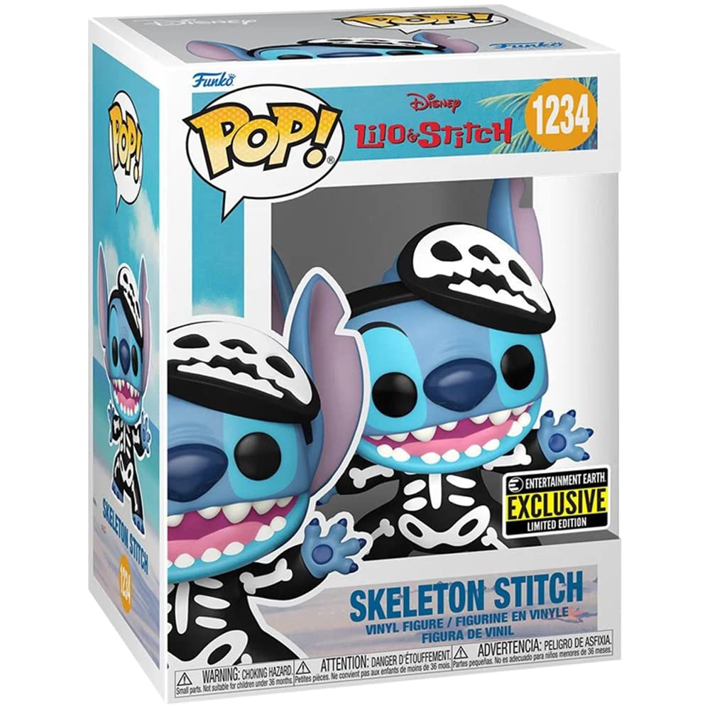 Funko Pop! Lilo & Stitch: Skeleton Stitch (Entertainment Earth Exclusive) #1234