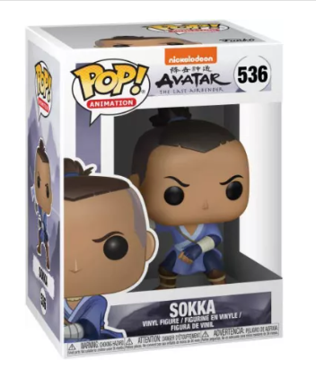 Funko Pop! Animation: Avatar: The Last Airbender – Sokka #536