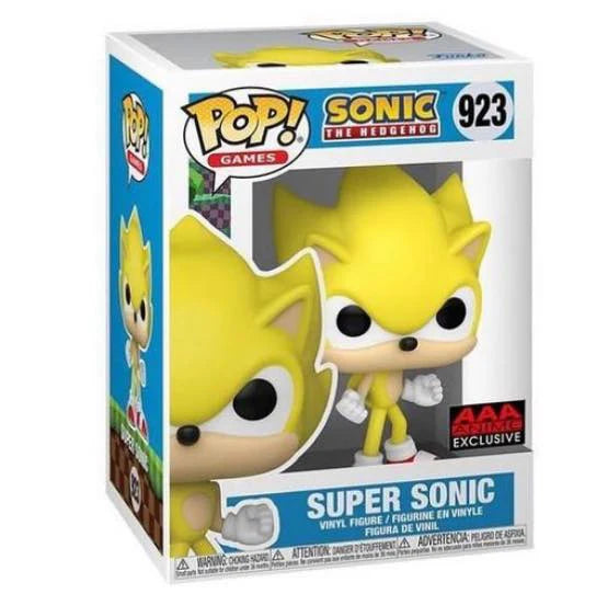 Funko Pop! Sonic The Hedgehog: Super Sonic (AAA Anime Exclusive) #923
