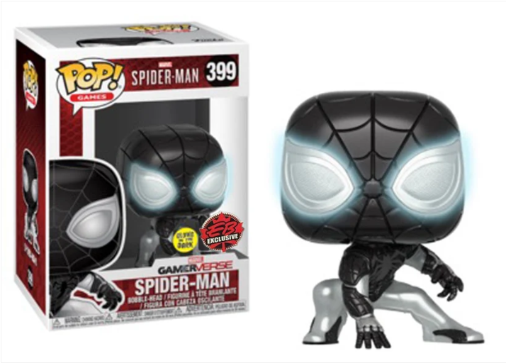 Funko Pop! Marvel GamerVerse Spider-Man #399 GITD EB EXCLUSIVE (VAULTED)