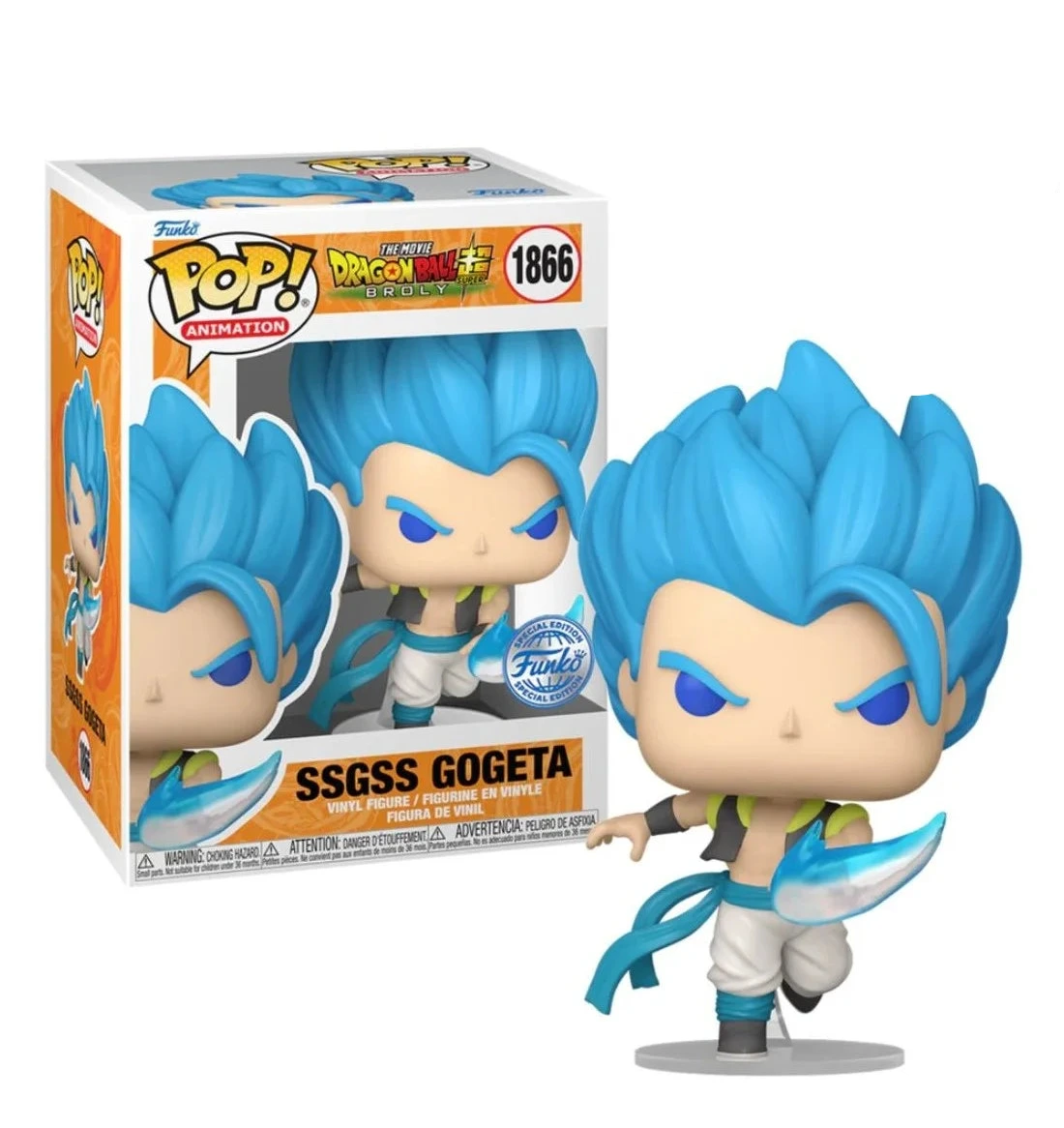 Funko Pop! Dragon Ball Super: SSGSS Gogeta (Special Edition) #1866