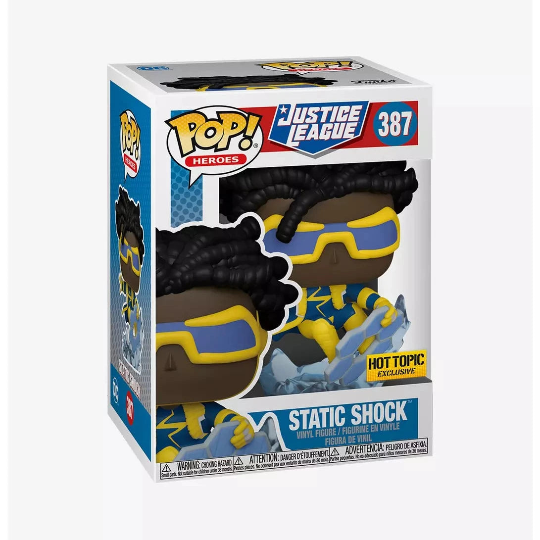Funko Pop! Justice League: Static Shock (Hot Topic Exclusive) #387