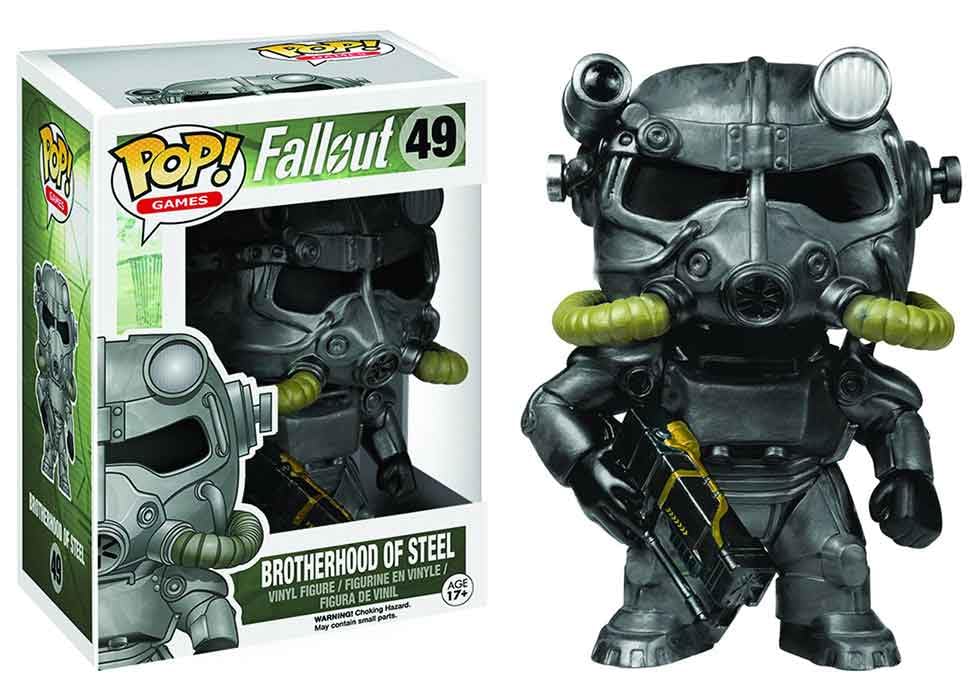 Funko Pop! Brotherhood of steel #49 (Sticker residue)