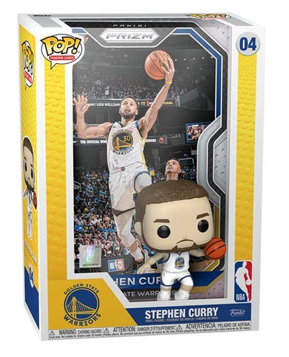 Funko Pop! Sports: NBA - Stephen Curry (Trading Card Panini Prizm Cover) #04