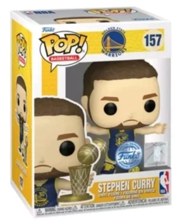 Funko Pop NBA Stephen Curry SPECIAL EDITION 157 Golden State Warriors champions.