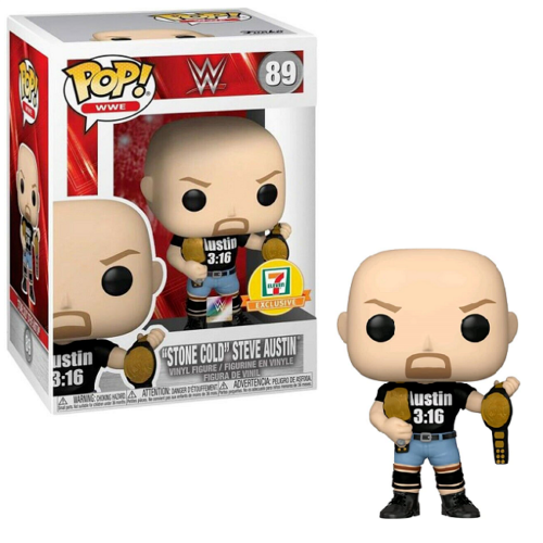 Funko Pop! WWE: "Stone Cold" Steve Austin (7 Eleven Exclusive) #89