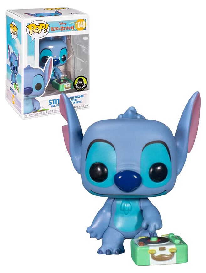 Funko Pop! Stitch with record player (Popcultcha Exclusive) #1048