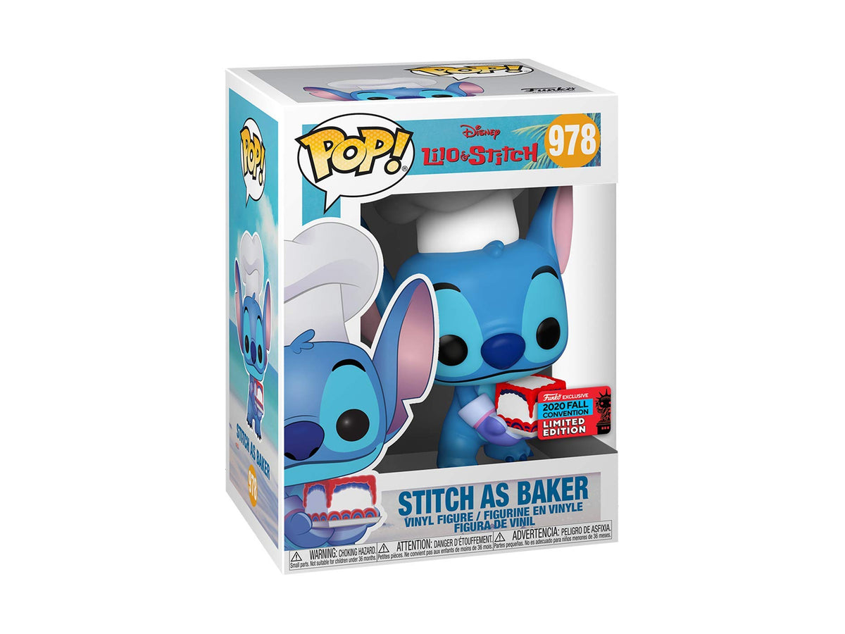 Funko Pop! Lilo & Stitch: Stitch as baker (2020 Fall Convention) #978