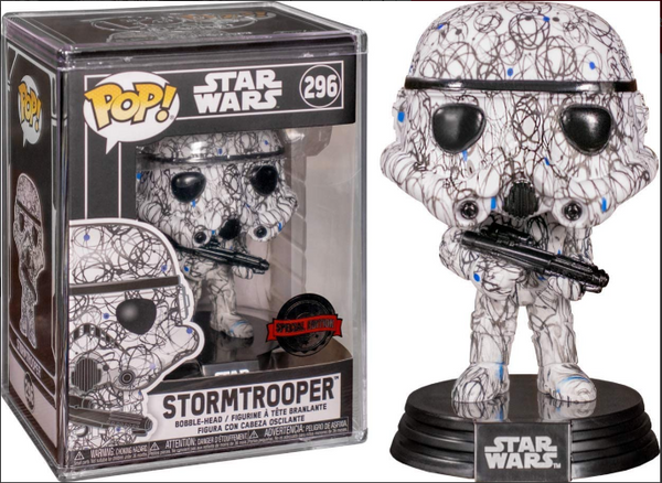 Funko Pop! Star Wars: Stormtrooper (Special Edition) #296 (hard stack included)