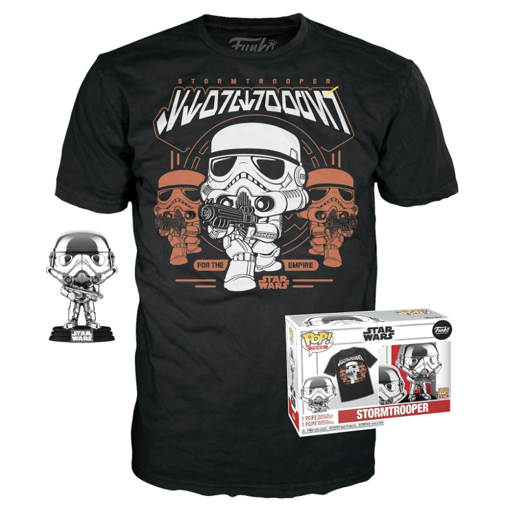 Funko Pop! & Tee: Star Wars Stormtrooper - XL
