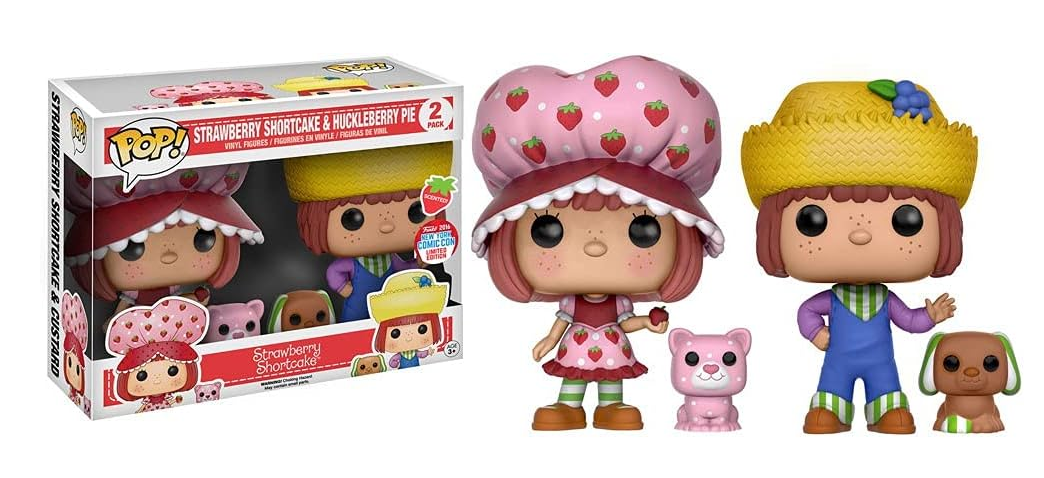 Funko POP! Strawberry Shortcake & Huckleberry Pie 2 pack Scented - 2016 NYCC