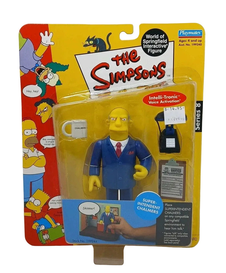 Playmates: The Simpsons - World of Springfield Interactive Superintendent Chalmers
