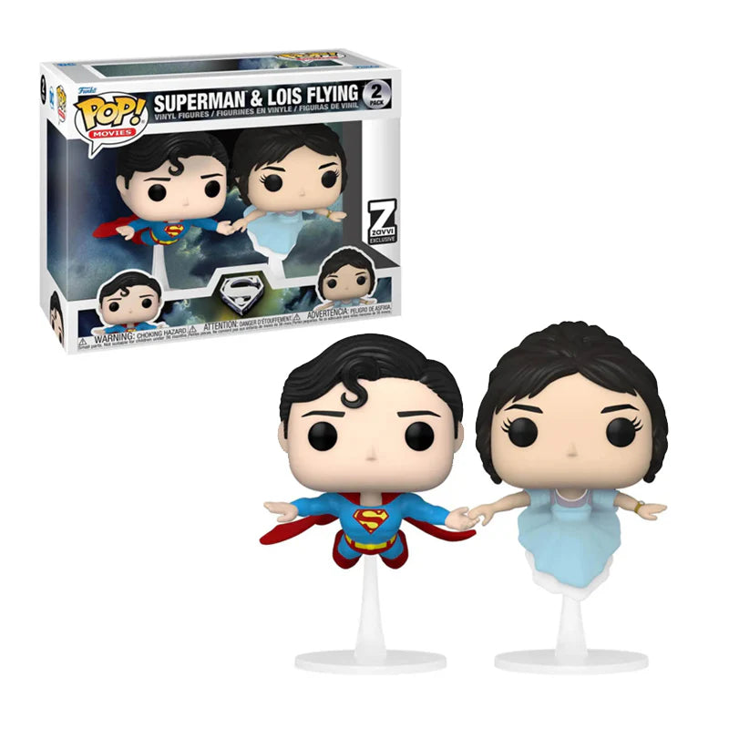 Funko Pop! Superman & Lois Flying (Zavvi Exclusive) [2-Pack]