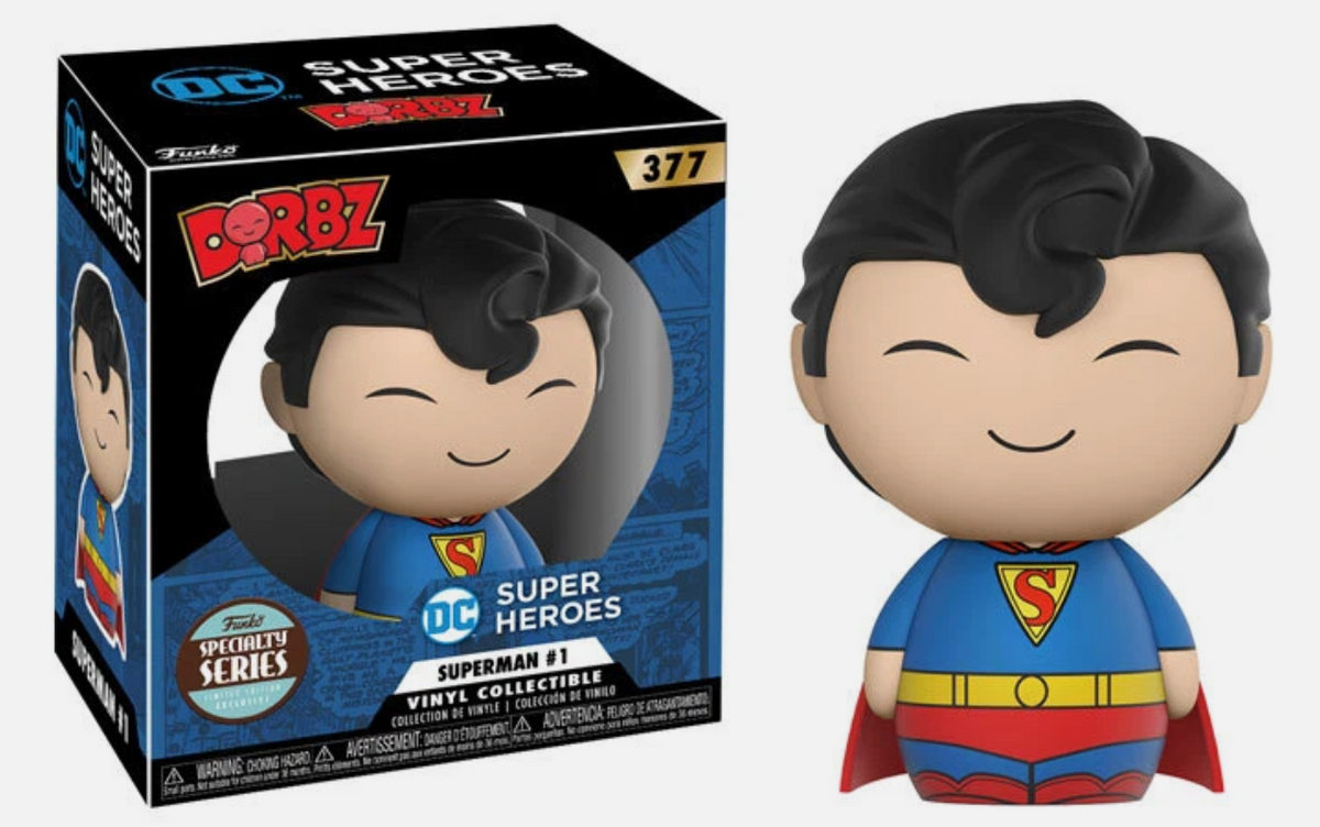 Dorbz DC Super Heroes 377 Superman #1 Funko figure
