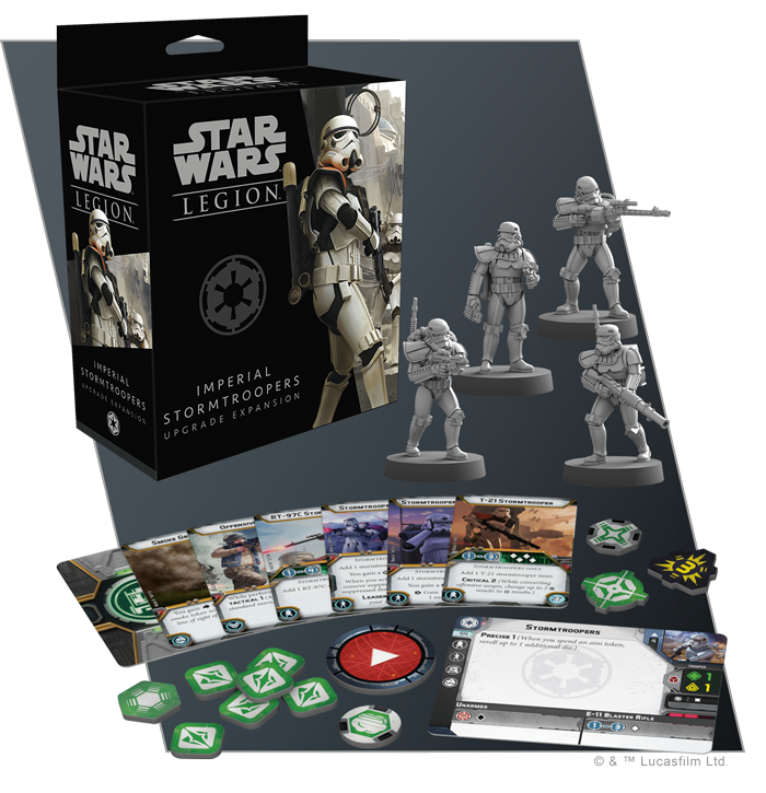 Star Wars: Legion Phase 1 Imperial Stormtroopers Upgrade Expansion (Shelf wear)