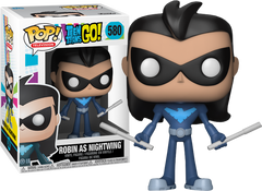 Funko Pop Teen Titans Go Robin as Nightwing #580 in box