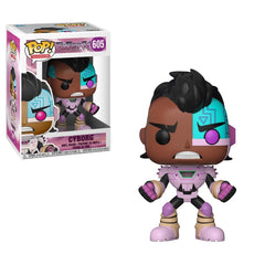 Funko Pop Teen Titans Go Cyborg 605 boxed figure