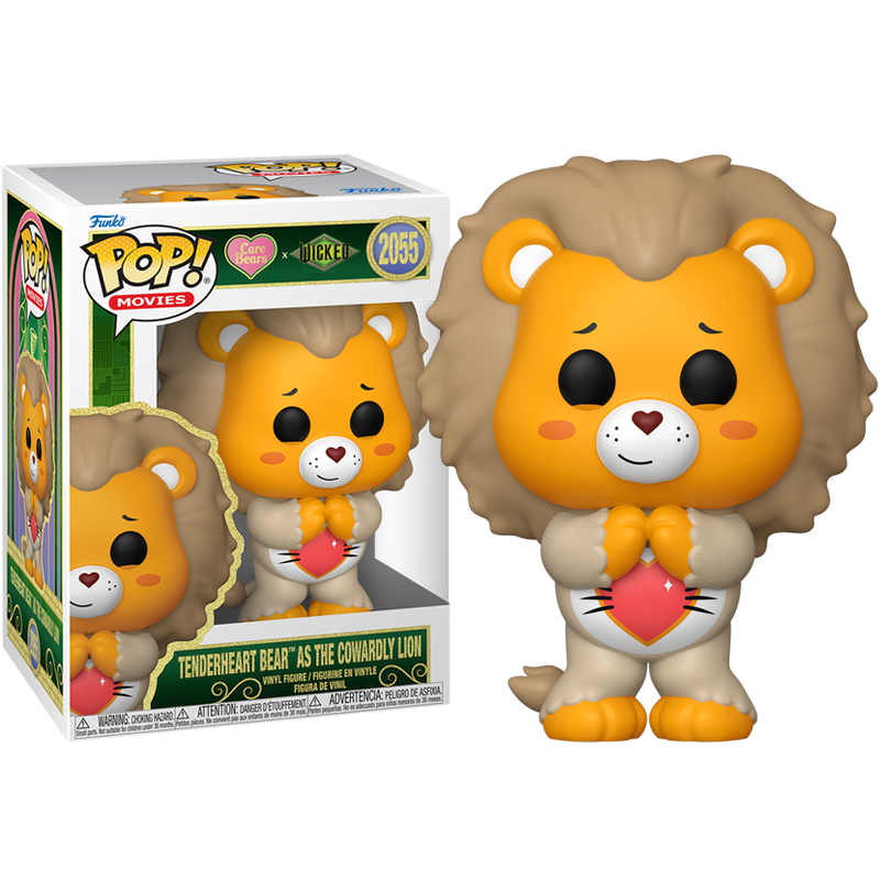 Funko Pop! Care Bears x Wicked: Tenderheart Bear as the Cowardly Lion #2055