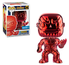 Funko POP! #289 Marvel RED Chrome Thanos Walmart Exclusive
