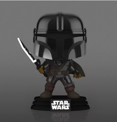 Funko Pop! Star Wars #491 The Mandalorian [Glow in the Dark, Special Edition Sticker]