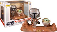 Funko Pop! Star Wars: The Mandalorian with the child #390 (some box damage)