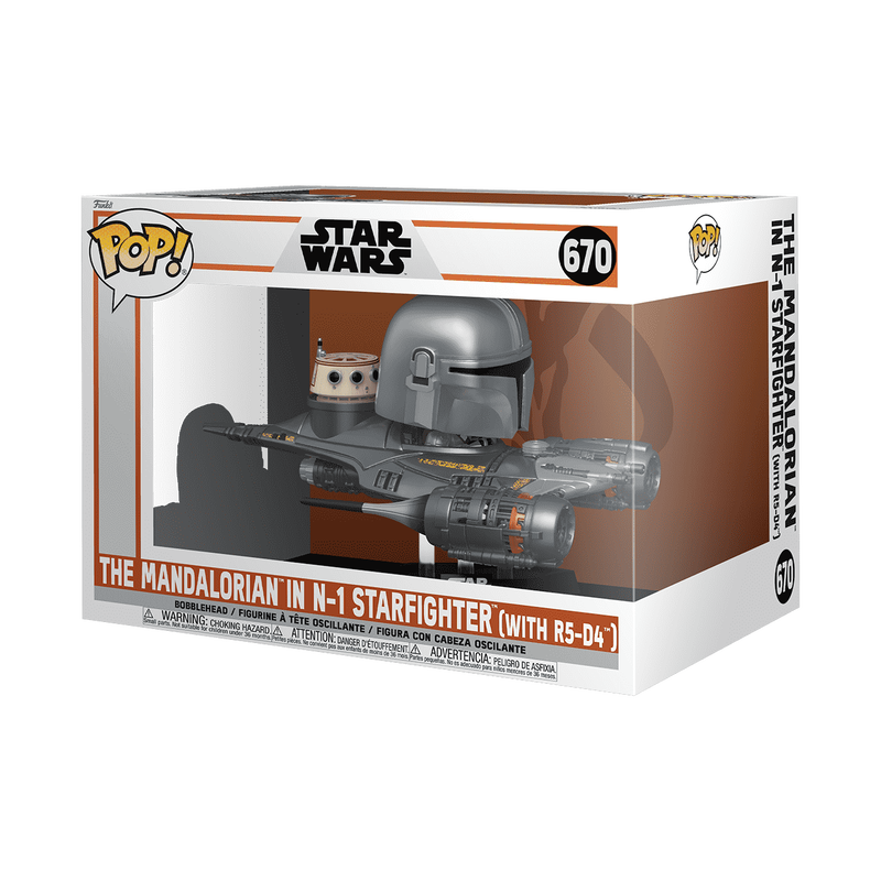 Funko Pop! Star Wars: The Mandalorian in N-1 Starfighter (with R5-D4) #670