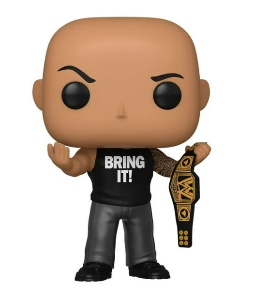 Funko Pop The Rock #91 Championship Belt WWE 25th Anniversary Special Ed Figure