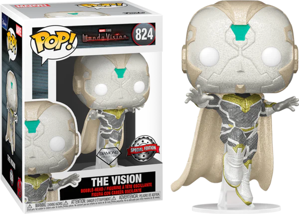 Funko Pop! WandaVision: The Vision (Diamond Collection) [Special Edition] #824 (some box damage)