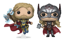 Funko Pop! Marvel Thor Love And Thunder Thor And Mighty Thor 2 Pack