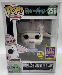FUNKO POP RICK AND MORTY TINKLES GHOST IN A JAR 256 GLOW DARK GITD SDCC 2017