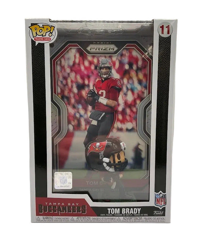 Funko Pop Trading Cards NFL Tampa Bay Buccaneers Tom Brady number 11 in box